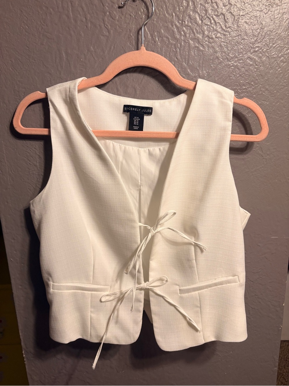Sincerely Jules Vest